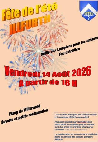 Fete de l'été à l'étang du Willerwald le 14 août 2026